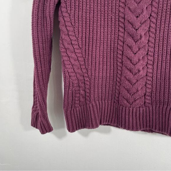 Lululemon Bring The Cozy Chunky Cable Knit Pullover Sweater 2 Dark Adobe - Picture 3 of 14